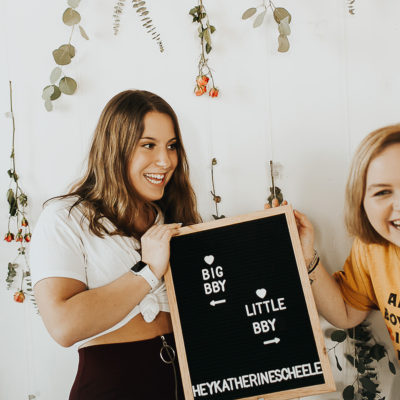 BIG LITTLE REVEAL PARTY | Spring 2020 at Katherine Scheele Photography, Fishers IN